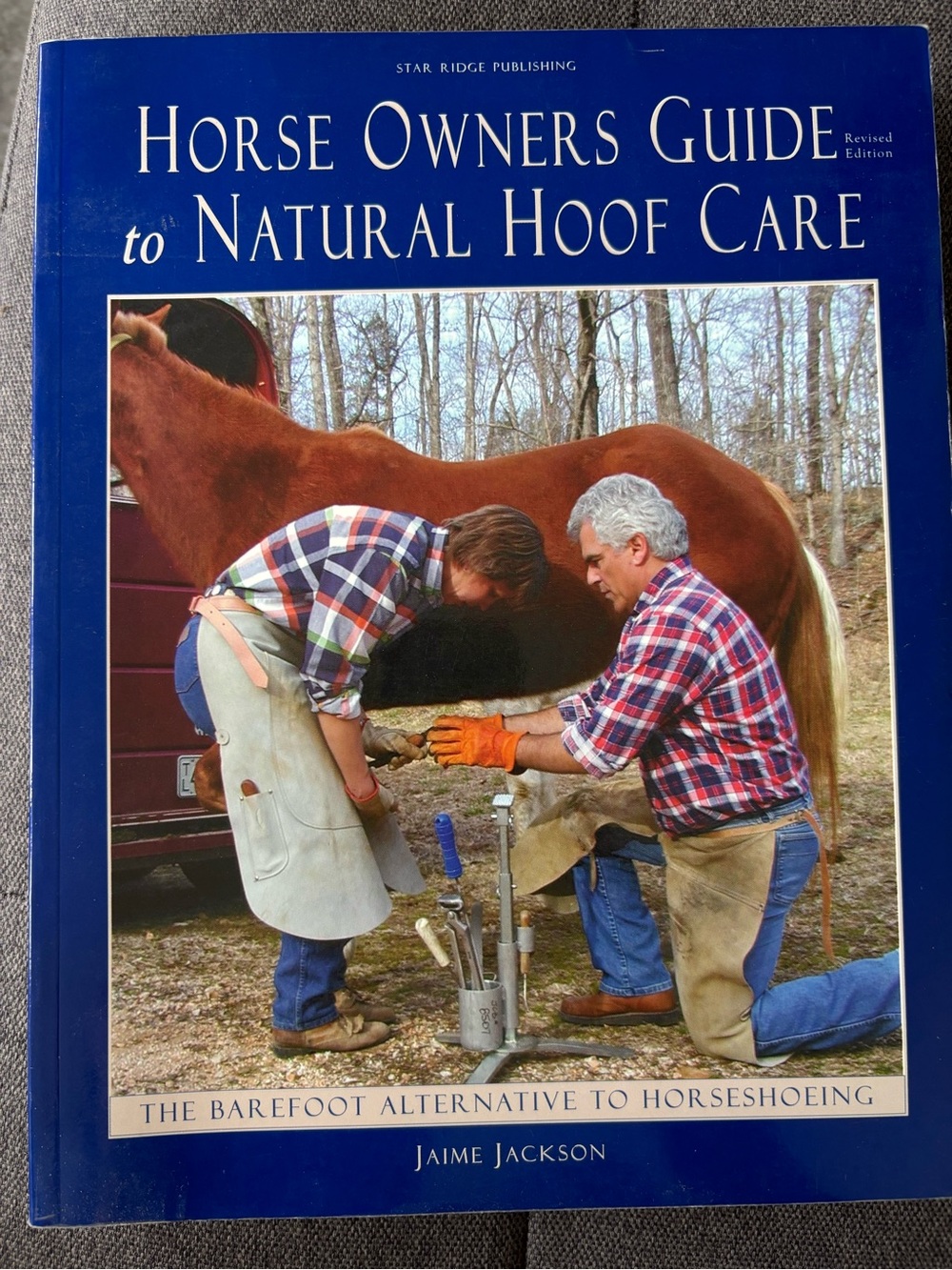 Horse Owners Guide to Natural Hoof Care - Blue Cover